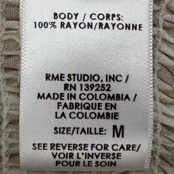 Anthropologie Peixoto Resort 2 piece Set Wide Leg Pant Crop Top Beach Wear M - Picture 14 of 16